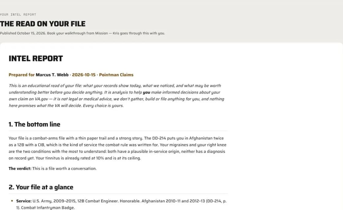The Intel Report in the portal
